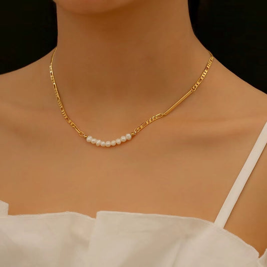 Collier Deia en véritables perles d'eau douce
