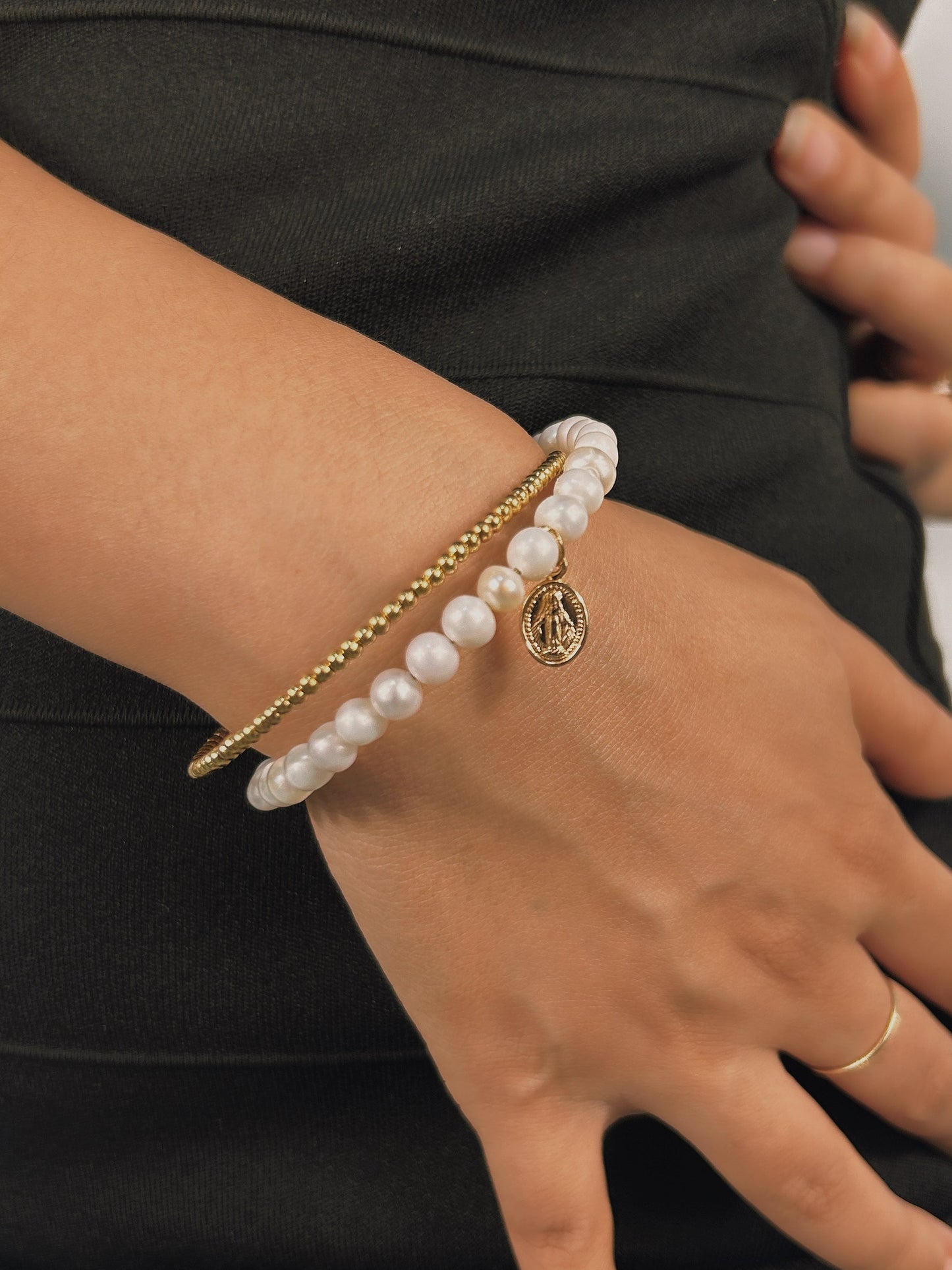Pulsera Venus de auténtica perla barroca de agua dulce (edición limitada)