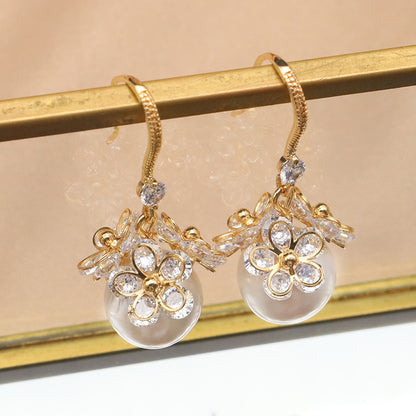 Boucles d'oreilles Freesia en perles d'eau douce baroques Edison authentiques (édition limitée)