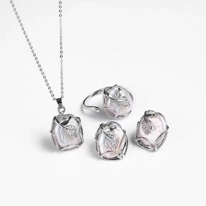 Genuine Freshwater Pearl White Sand Set