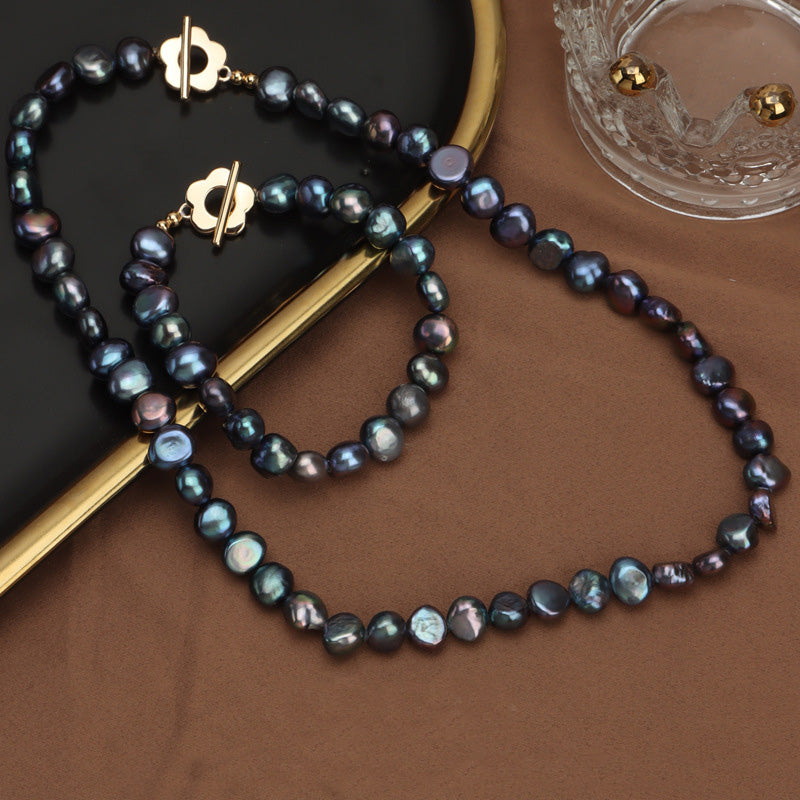Genuine Freshwater Baroque Pearl Tahiti Dream Set