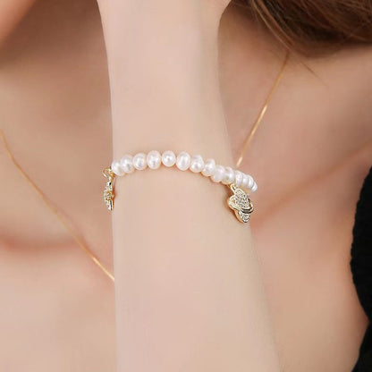Genuine Freshwater Pearl Mars Bracelet