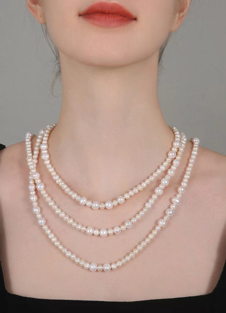 Collar Silvia de perlas de agua dulce genuinas