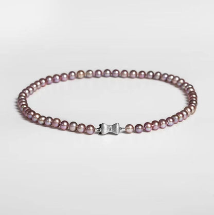S925 Silver Genuine Freshwater Pearl Connlan Necklace