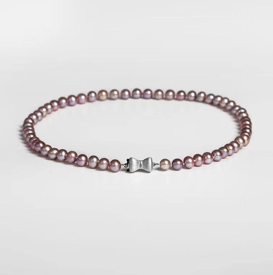 Collar Connlan de perlas de agua dulce genuinas