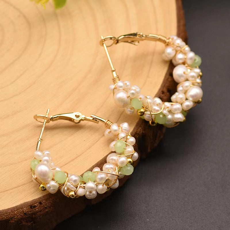 Genuine Freshwater Pearl Mysterious Fruit Earrings