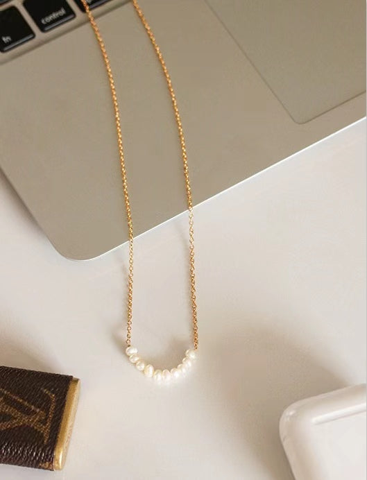 Collar Chloe de auténtica perla natural de agua dulce