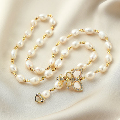Genuine Freshwater Pearl Cecelia Necklace