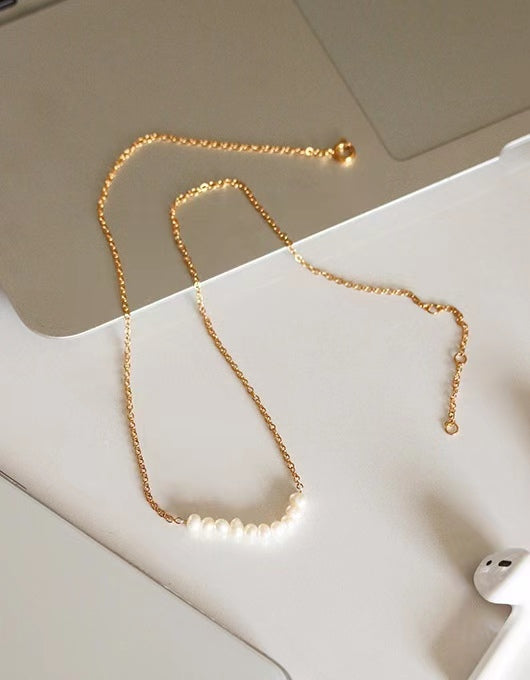 Collar Chloe de auténtica perla natural de agua dulce