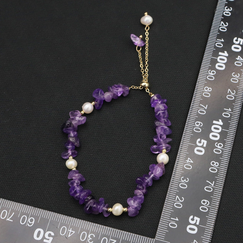 Genuine Freshwater Pearl & Gem Stone Bracelet (Limited Edition)