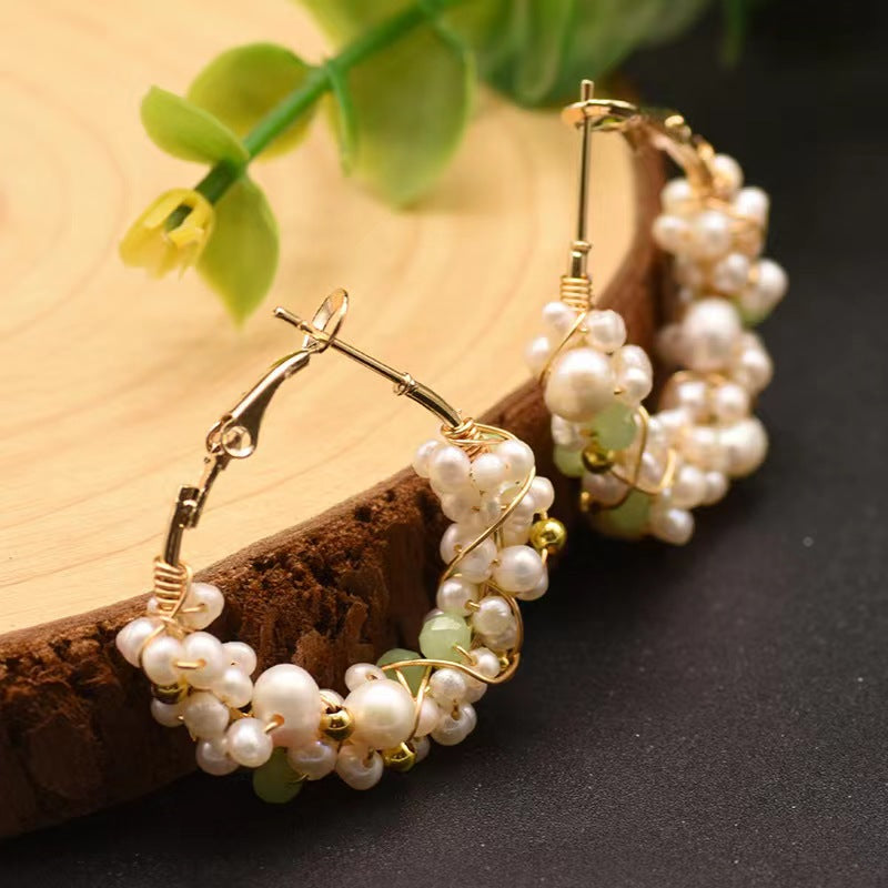 Genuine Freshwater Pearl Mysterious Fruit Earrings
