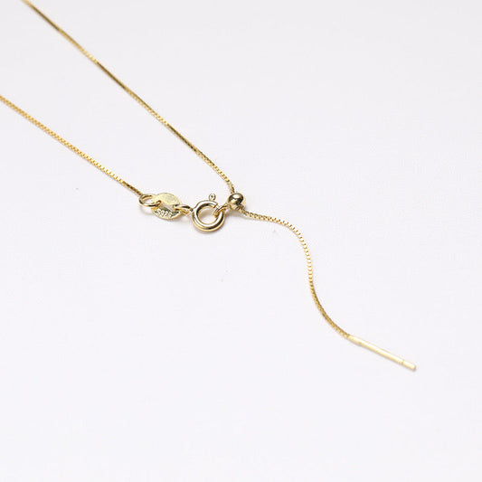 Collar Momento de Plata S925 Sólida con Perla de Agua Dulce Genuina