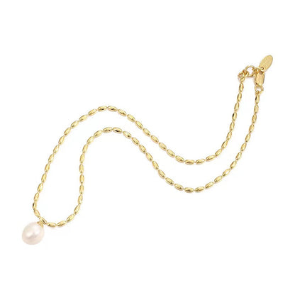 Collar Hana de perlas de agua dulce genuinas