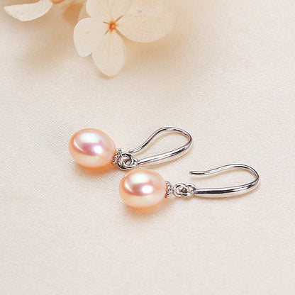 Brass Plated with 18K Gold Genuine Freshwater Pearl Candy Dew Earrings