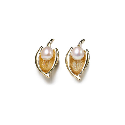 Boucles d'oreilles sirène en perles d'eau douce véritables