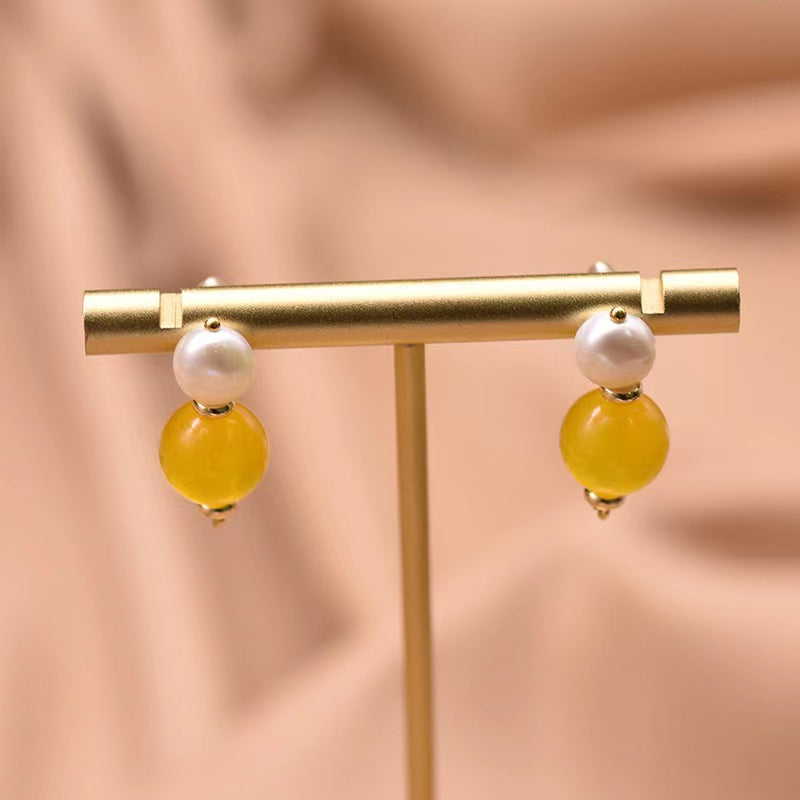 Genuine Freshwater Baroque Pearl / Genuine  Freshwater Pearl Forest Department Earrings