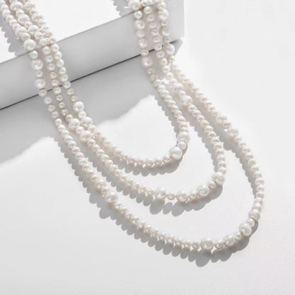 Collier Silvia en véritables perles d'eau douce