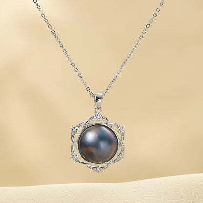 Collar Robaya de Perlas Tahitianas Genuinas
