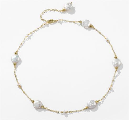 Collier Happy Dew en perles d'eau douce véritables