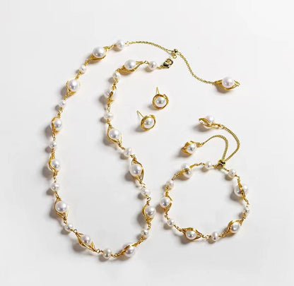 Genuine Freshwater Pearl Fay Set