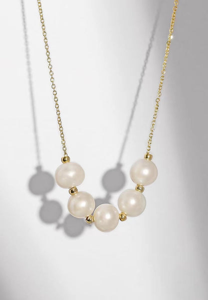 Collar Bella de perlas de agua dulce genuinas