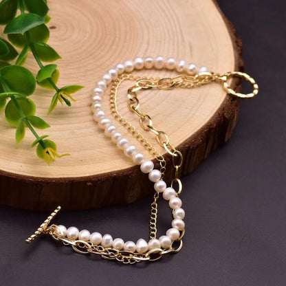 Genuine Freshwater Baroque Pearl Vesta Bracelet (Limited Edition)