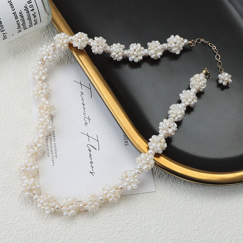 Genuine Freshwater Baroque Pearl Kew Garden Set