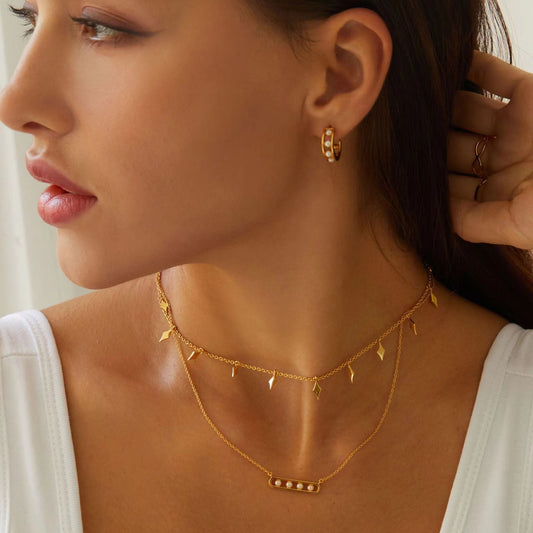 Collier Intuition en véritable perle d'eau douce