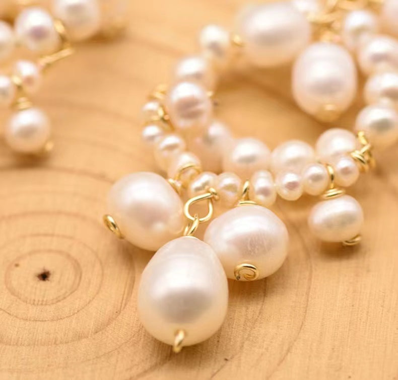 Genuine Freshwater Pearl Royal Elements Earrings