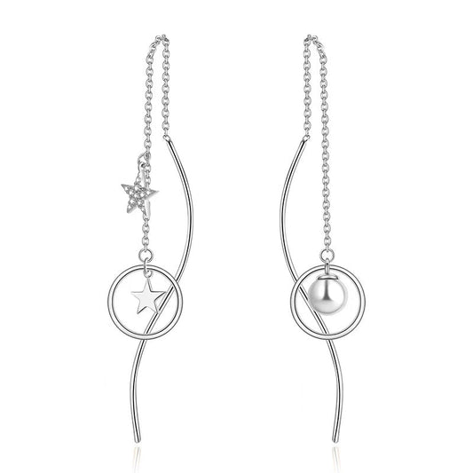Boucles d'oreilles en véritable poire d'eau douce Star Dream