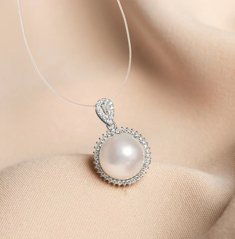Genuine Seawater Pearl Verel Necklace