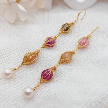 Boucles d'oreilles Happy Candy en perles d'eau douce véritables