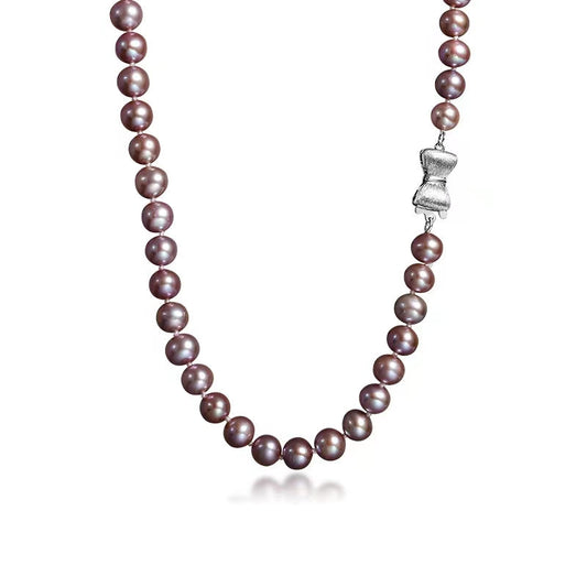 S925 Silver Genuine Freshwater Pearl Connlan Necklace