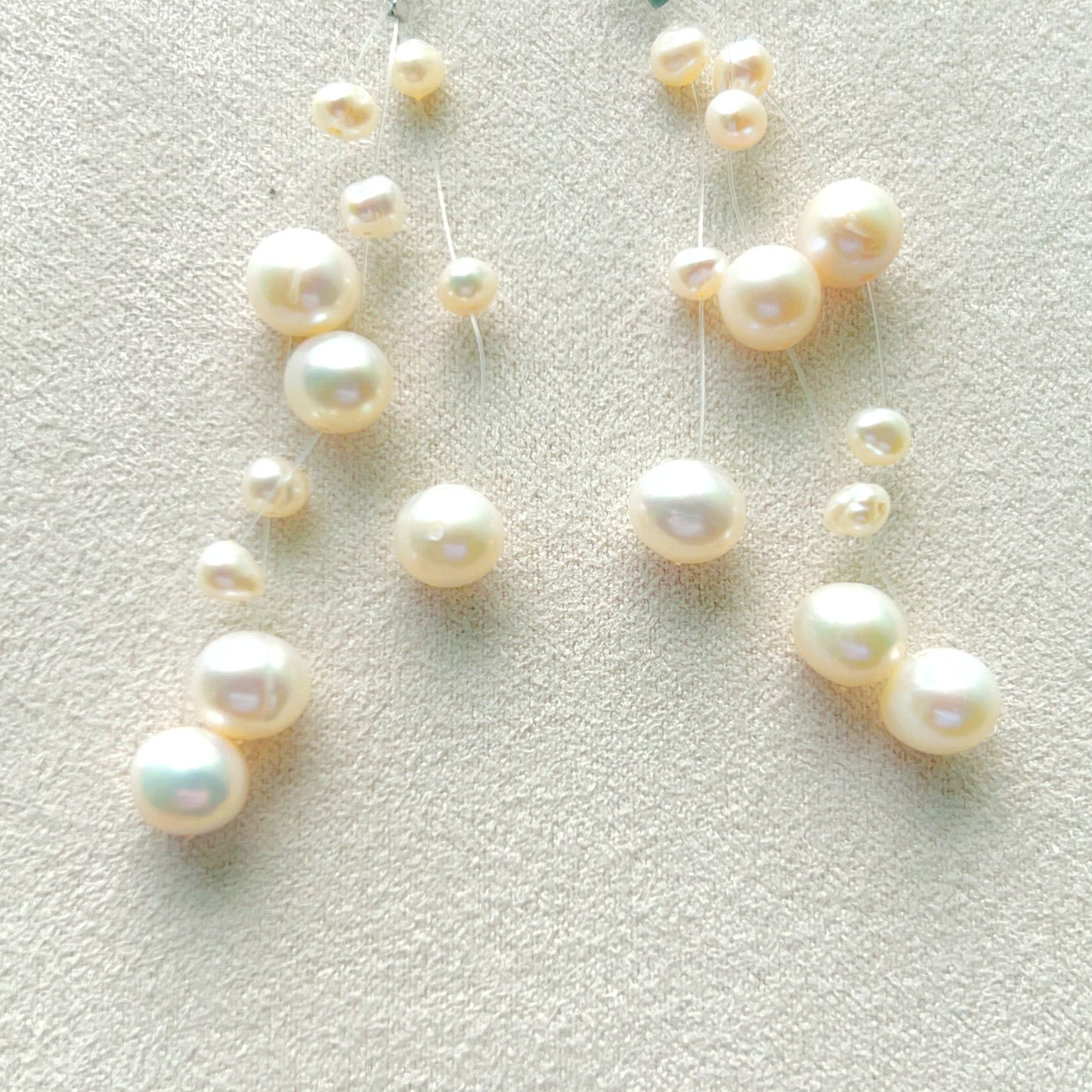 Genuine Freshwater Baroque Pearl Firework Earrings