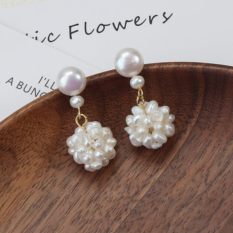 Genuine Freshwater Baroque Pearl Kew Garden Set