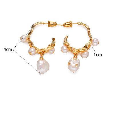Genuine Freshwater Pearl Mayfair Earrings