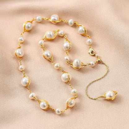 Genuine Freshwater Pearl Fay Set