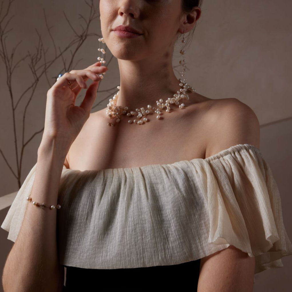 Collar de flores de fuegos artificiales