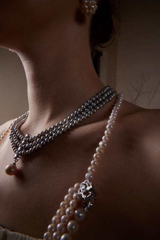Collar de mar de plata