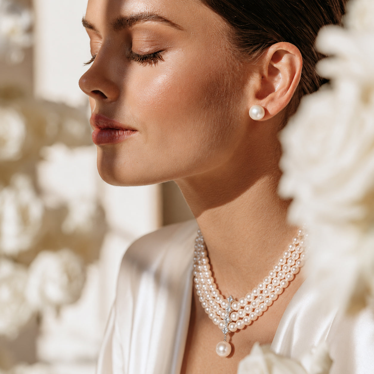 Genuine Freshwater Pearl Éblouissant Queenie Necklace