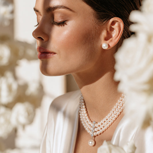 Genuine Freshwater Pearl Éblouissant Queenie Necklace