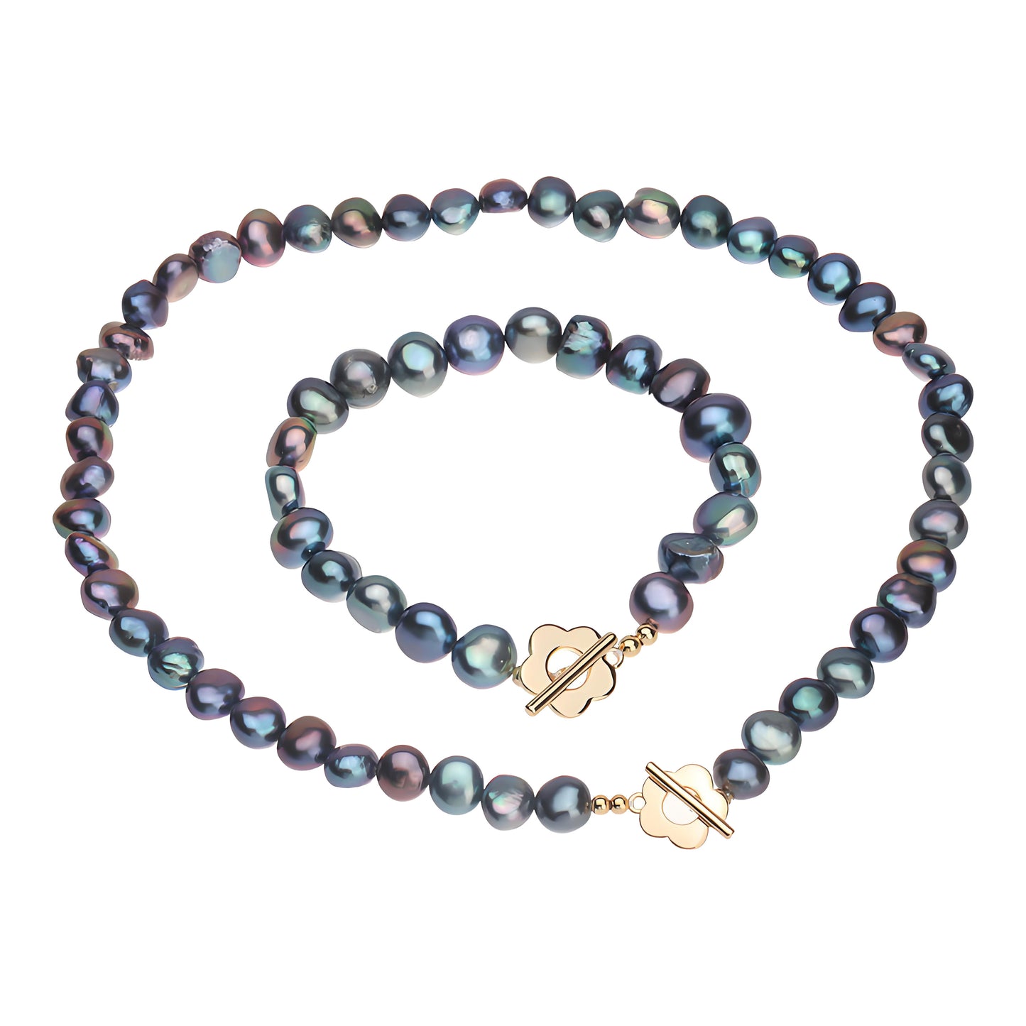 Genuine Freshwater Baroque Pearl Tahiti Dream Set