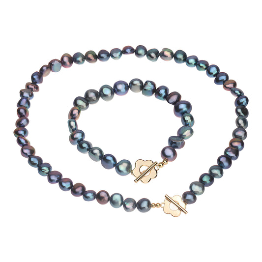 Genuine Freshwater Baroque Pearl Tahiti Dream Set