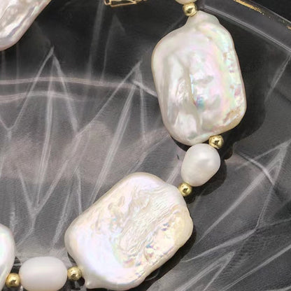 Genuine Freshwater Baroque Pearl Aurora Bracelet (Limited Edition)