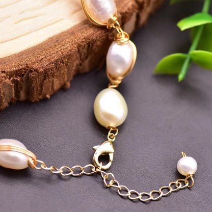 Genuine Freshwater Baroque Pearl Gaia Bracelet (Limited Edition)