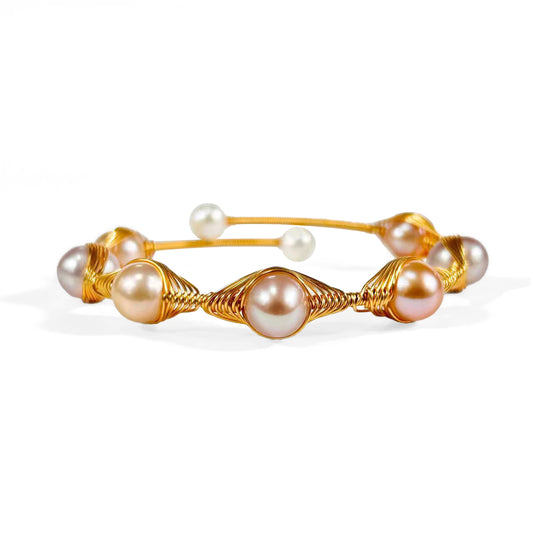 Genuine Freshwater Baroque Pearl Nest Bracelet (Limited Edition)
