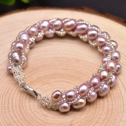 Genuine Freshwater Baroque Pearl Ritz Bracelet (Limited Edition)