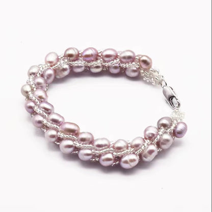 Genuine Freshwater Baroque Pearl Ritz Bracelet (Limited Edition)