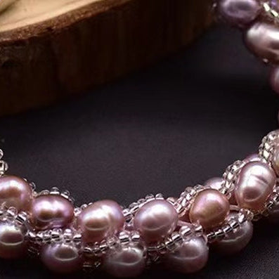 Genuine Freshwater Baroque Pearl Ritz Bracelet (Limited Edition)