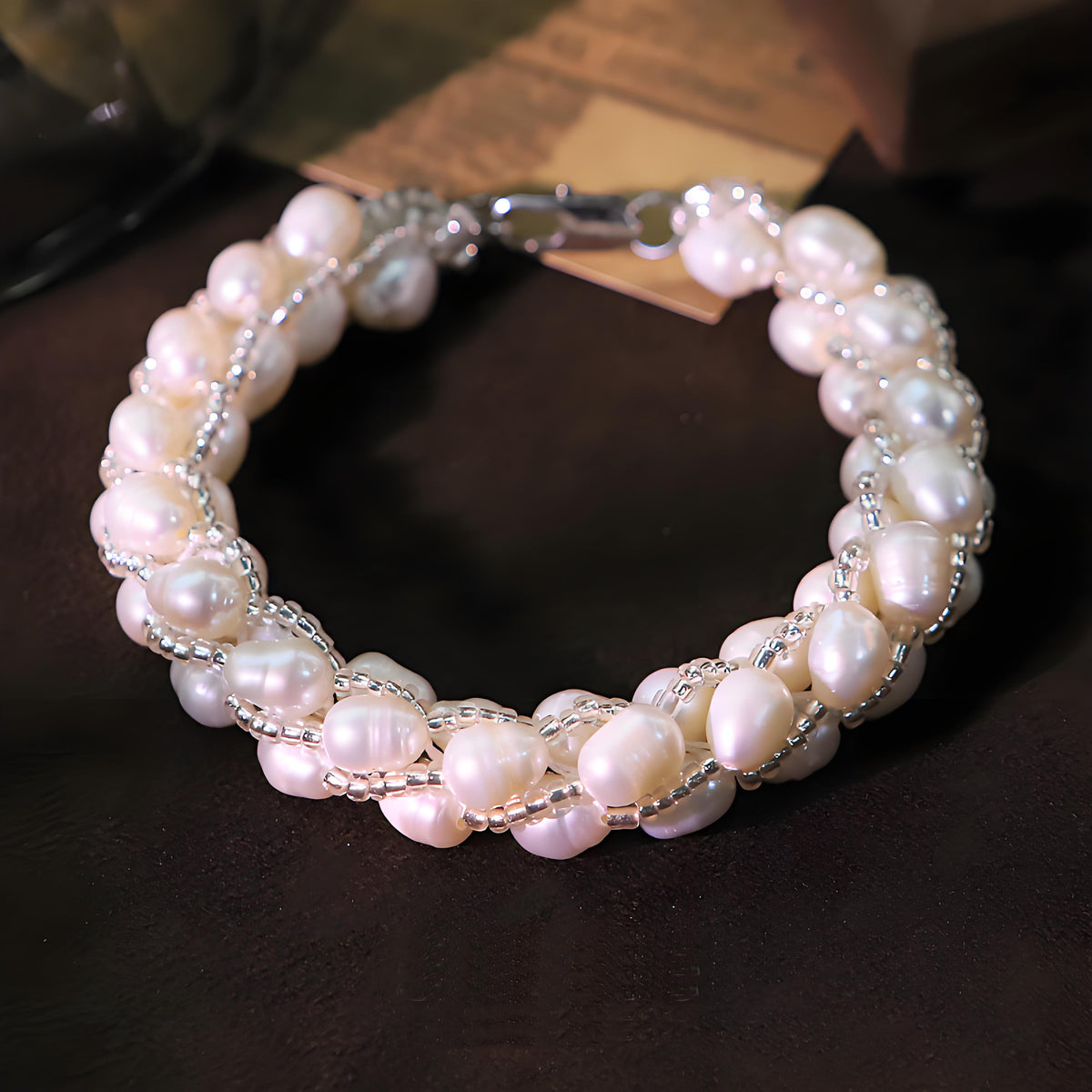 Genuine Freshwater Baroque Pearl Ritz Bracelet (Limited Edition)